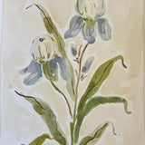 Iris Study, Original 9x12