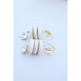 Short Stack Coin Pearl Earrings