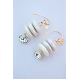 Short Stack Coin Pearl Earrings