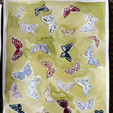 Butterfly Chartreuse, Original 16x20