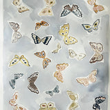 Butterfly Chambray, Original 16x20