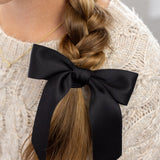 Delora Matte Satin Bow