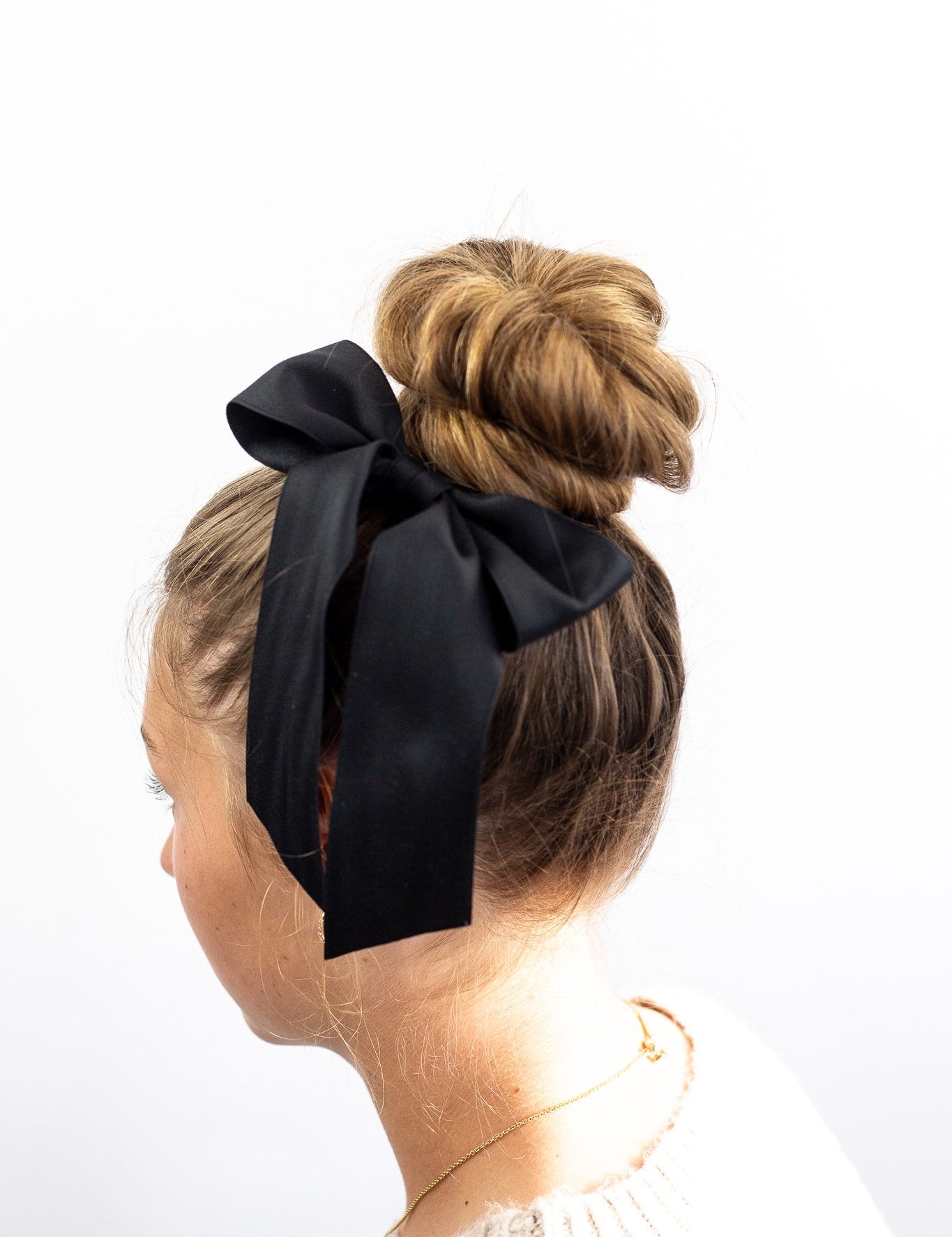 Bailee Matte Satin Bow