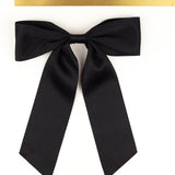 Oversized Bailee Matte Satin Bow