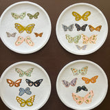 Butterfly Plate No. 3, Original 8x8 Handpainted Plate