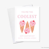 Ice Cream Valentine's Day Cards