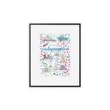 "Indianapolis, IN" Fine Art Print