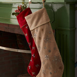 Snowflake stocking hook, silver