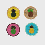 Pineapple coasters