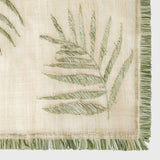 Straw frond table runner