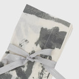 Brushstroke dinner napkins, grey, set of two