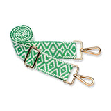 HydroBag® HANDLE®- Kelly Green with Green and White patterned strap