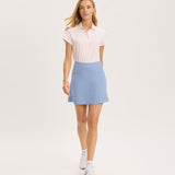 Knit Pleat Back Skort