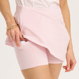 Knit Pleat Back Skort