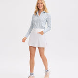 Knit Pleat Back Skort