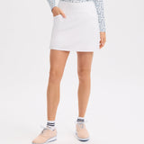 Knit Pleat Back Skort