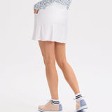 Knit Pleat Back Skort