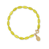 Charleston Rice Bead Bracelet (Key Lime)