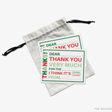 Kids Christmas Fill In The Blank Thank You Flat Notes