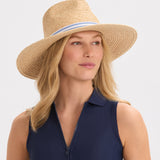 LELE X RNWK STRIPED BAND STRAW HAT