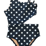 Little Becky Cut Out One Shoulder One-Piece Swimsuit