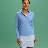 Long Sleeve Stretch Polo