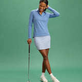 Long Sleeve Stretch Polo