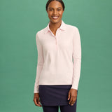 Long Sleeve Stretch Polo
