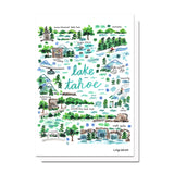 Lake Tahoe Map Card