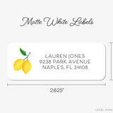Lemon Return Address Labels