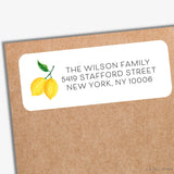 Lemon Return Address Labels