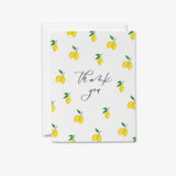 Lemon Thank You Card