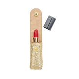 The Smooch Lipstick Holder - Solid Gold Rush Croc-Embossed