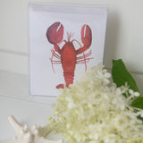Lobster Note Card