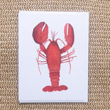 Lobster Note Card