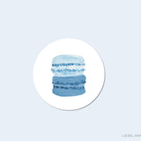 Macaron Stack Duo Round Stickers