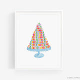 Macaron Tower Art Print