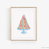 Macaron Tower Art Print