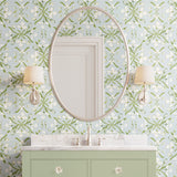 Mapalily Blue Wallpaper