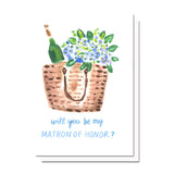Bridal Tote Bridesmaids/MOH Ask Card