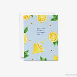 May Your Birthday Be Simply The Zest Lemon Pun Birthday Card