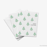 Merry Christmas Evergreen Greeting Card