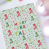 Holiday Western Boots Card