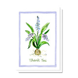 Mini Flower Thank you Card, Hyacinth