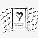 Minimalist Black and White Valentine's Day Cards