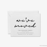 Modern Script Moving Announcement