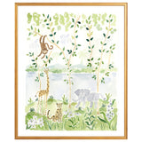 The "Monkeying Around No. 1" Chinoiserie Fine Art Print