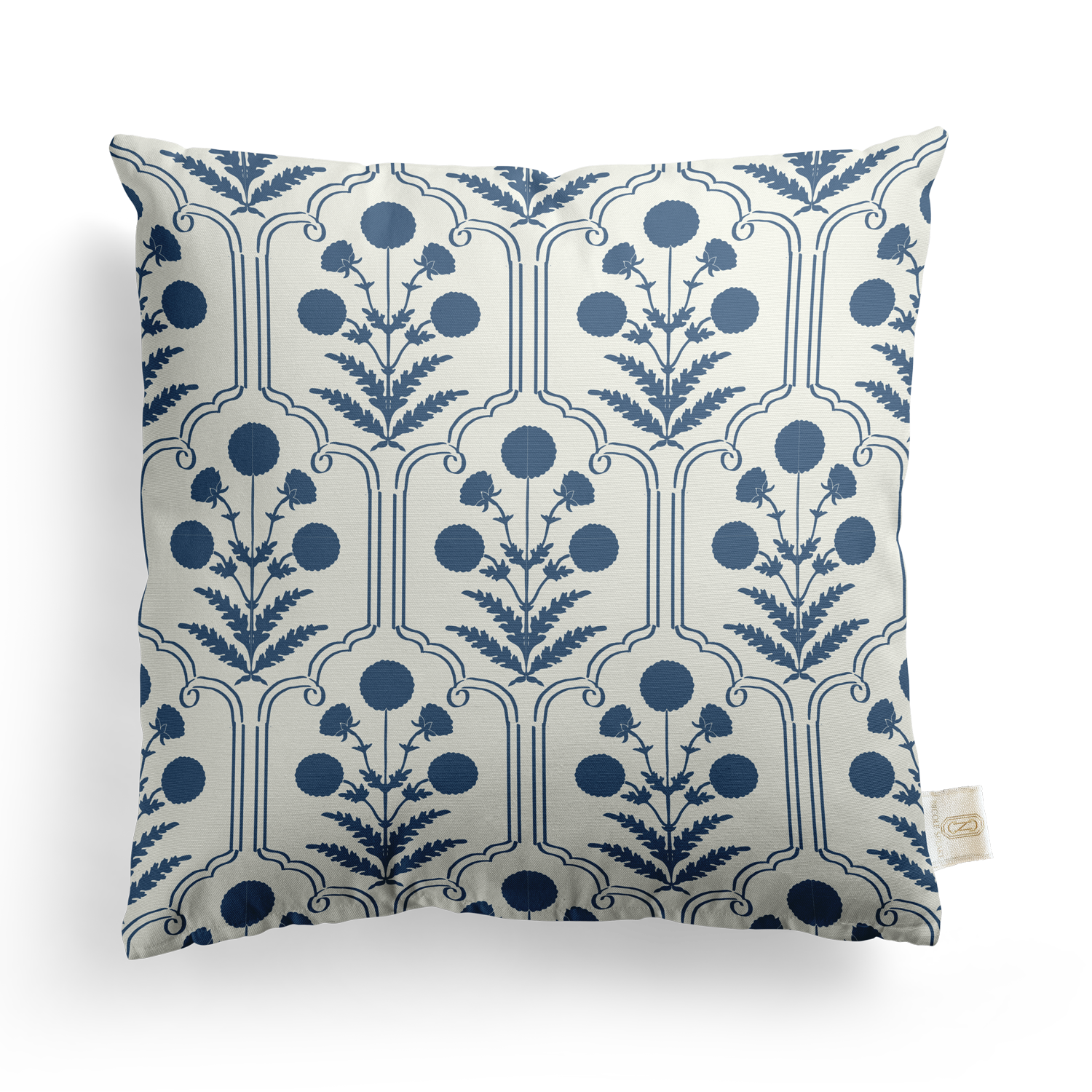 Moroccan Floral Pillow Cover | Featuring Preppy Colorway