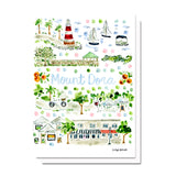 Mount Dora, FL Map Card