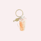 Keychain & Needle Threader: Iced Coffee